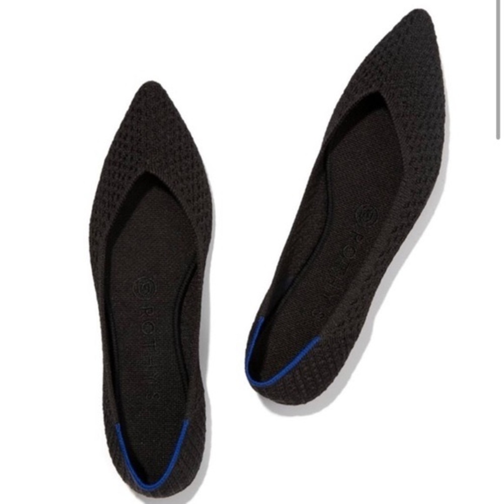Rothy's The Point Knit Honeycomb Flats